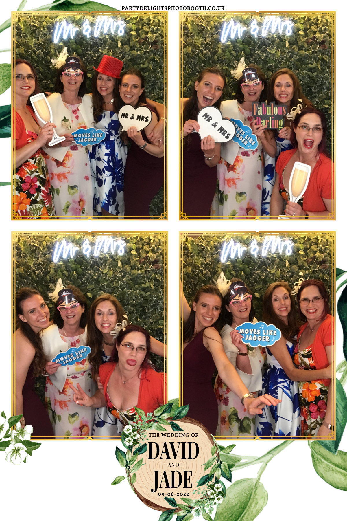 David & Jade's Wedding | View more photos from the event at gallery.partydelightsphotobooth.co.uk/u/PartyDelightsPhotoBooth/David-Jades-Wedding