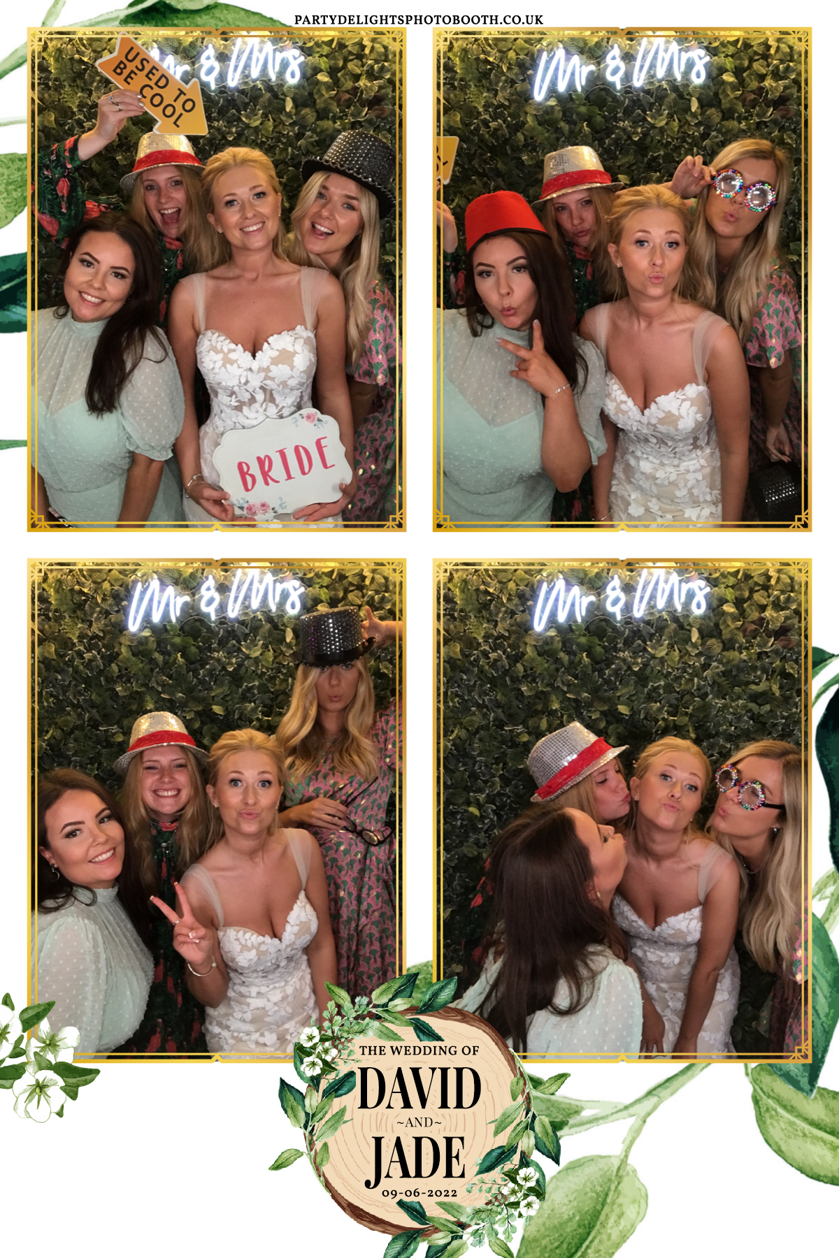 David & Jade's Wedding | View more photos from the event at gallery.partydelightsphotobooth.co.uk/u/PartyDelightsPhotoBooth/David-Jades-Wedding