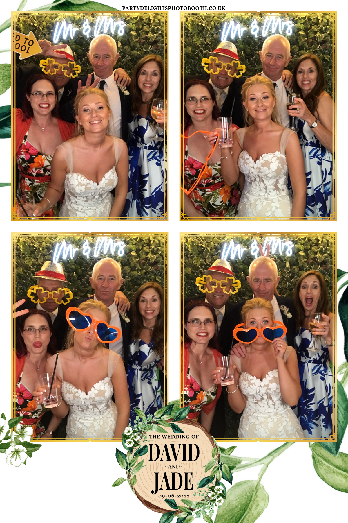 David & Jade's Wedding | View more photos from the event at gallery.partydelightsphotobooth.co.uk/u/PartyDelightsPhotoBooth/David-Jades-Wedding