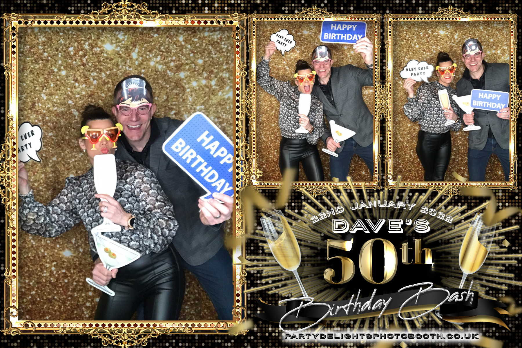 David's 50th Birthday Party | View more photos from the event at gallery.partydelightsphotobooth.co.uk/u/PartyDelightsPhotoBooth/Davids-50th-Birthday-Party