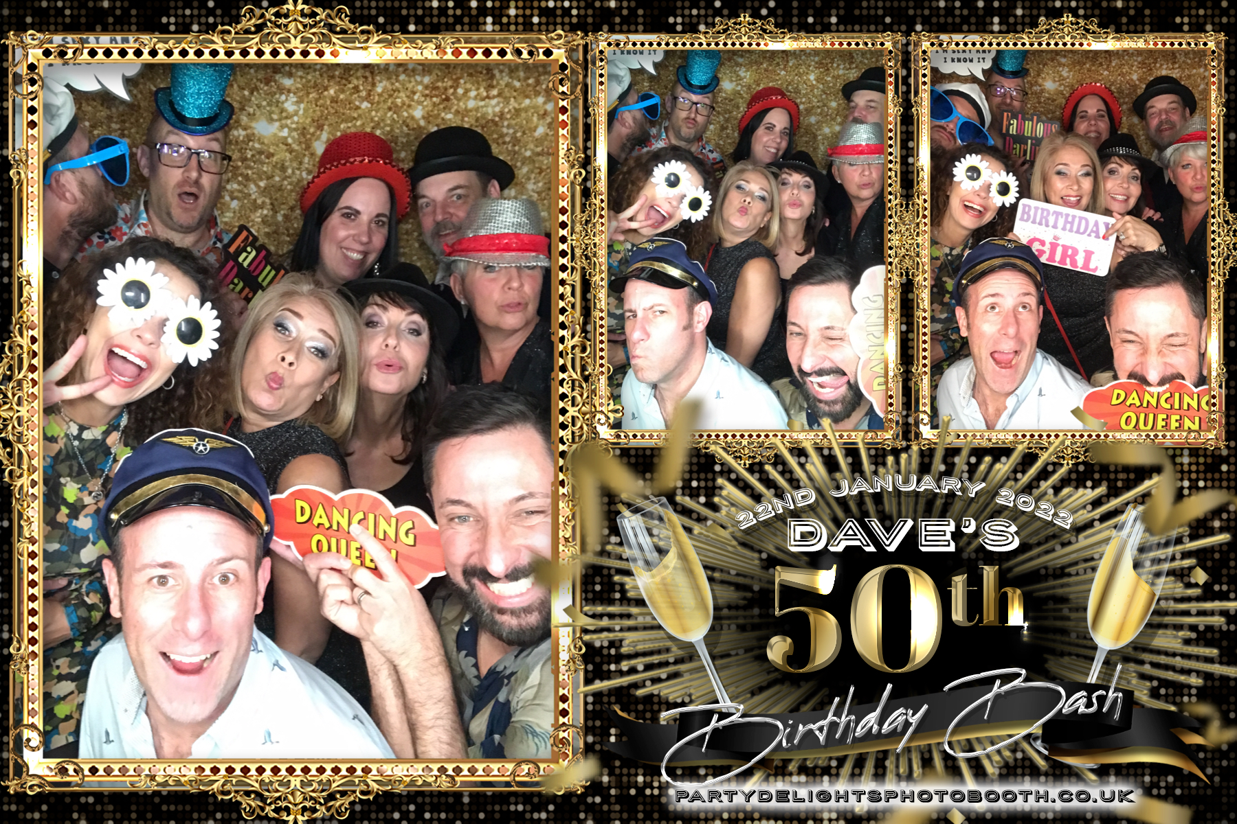 David's 50th Birthday Party | View more photos from the event at gallery.partydelightsphotobooth.co.uk/u/PartyDelightsPhotoBooth/Davids-50th-Birthday-Party