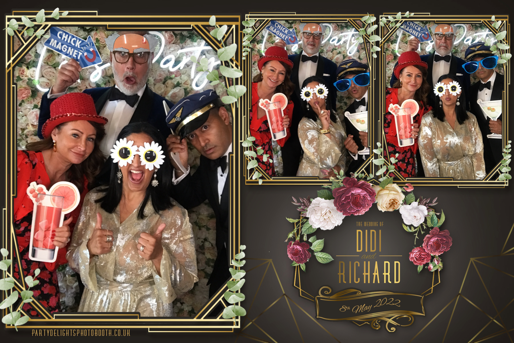 Didi & Rich's Wedding | View more photos from the event at gallery.partydelightsphotobooth.co.uk/u/PartyDelightsPhotoBooth/Didi-Richs-Wedding