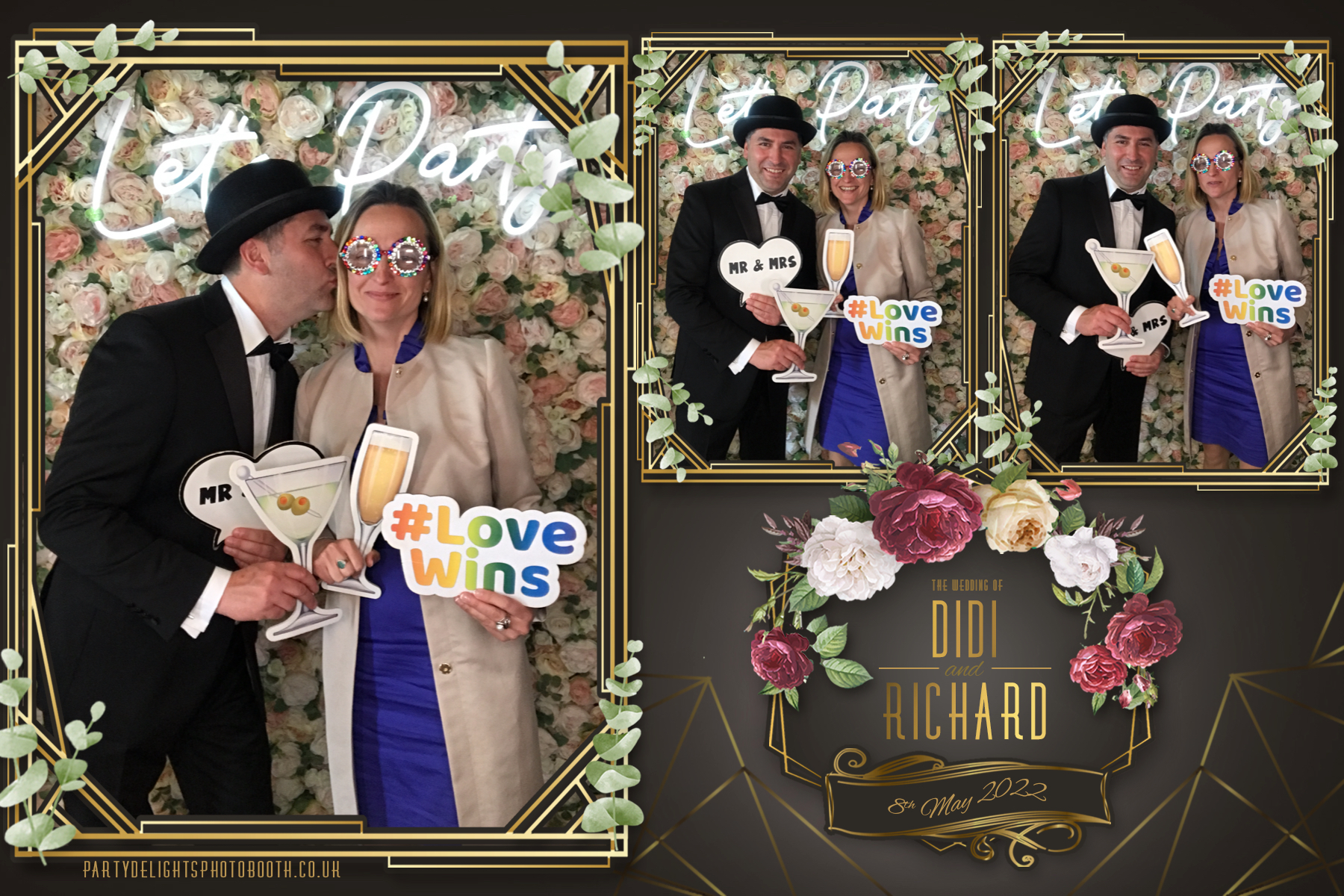Didi & Rich's Wedding | View more photos from the event at gallery.partydelightsphotobooth.co.uk/u/PartyDelightsPhotoBooth/Didi-Richs-Wedding