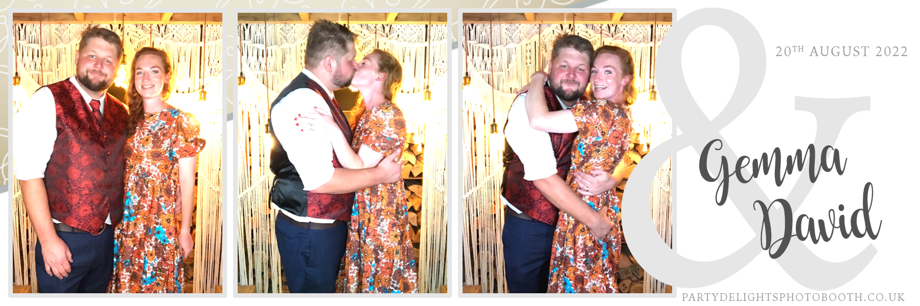 Gemma and David's Wedding | View more photos from the event at gallery.partydelightsphotobooth.co.uk/u/PartyDelightsPhotoBooth/Gemma-and-Davids-Wedding