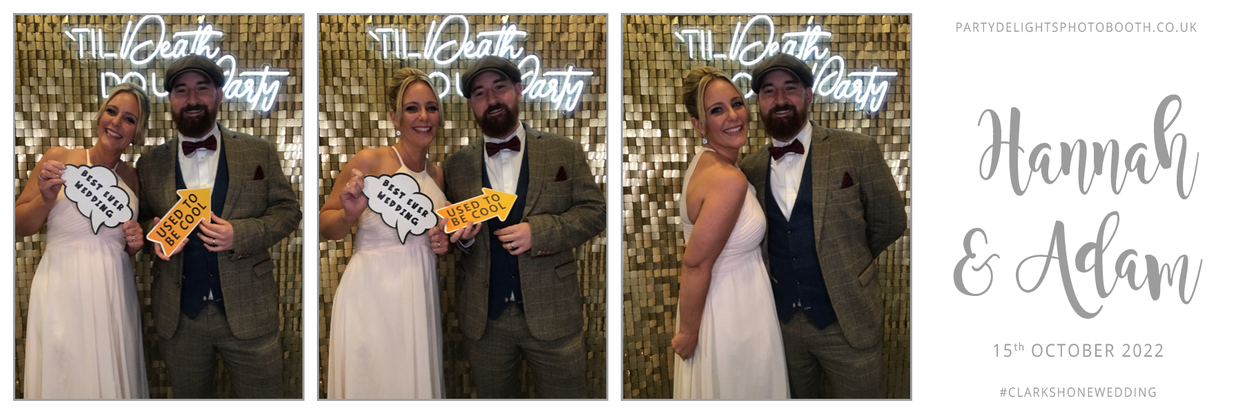Hannah and Adam's Wedding | View more photos from the event at gallery.partydelightsphotobooth.co.uk/u/PartyDelightsPhotoBooth/Hannah-and-Adams-Wedding