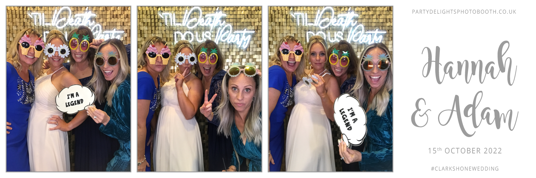 Hannah and Adam's Wedding | View more photos from the event at gallery.partydelightsphotobooth.co.uk/u/PartyDelightsPhotoBooth/Hannah-and-Adams-Wedding