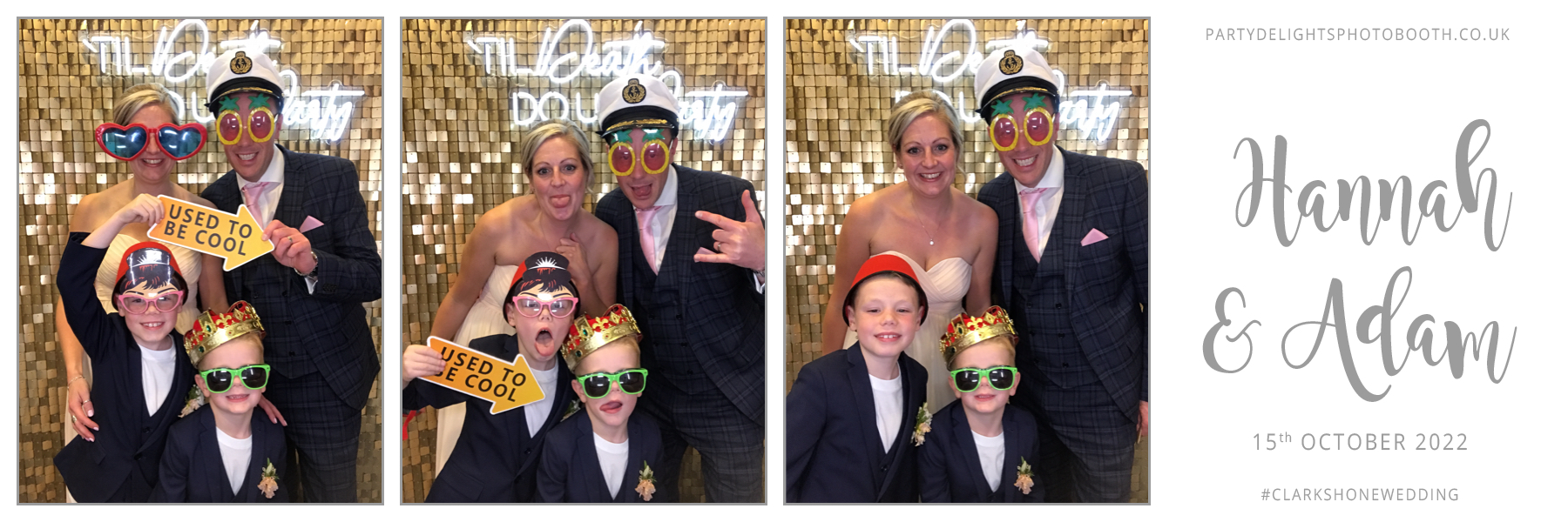 Hannah and Adam's Wedding | View more photos from the event at gallery.partydelightsphotobooth.co.uk/u/PartyDelightsPhotoBooth/Hannah-and-Adams-Wedding