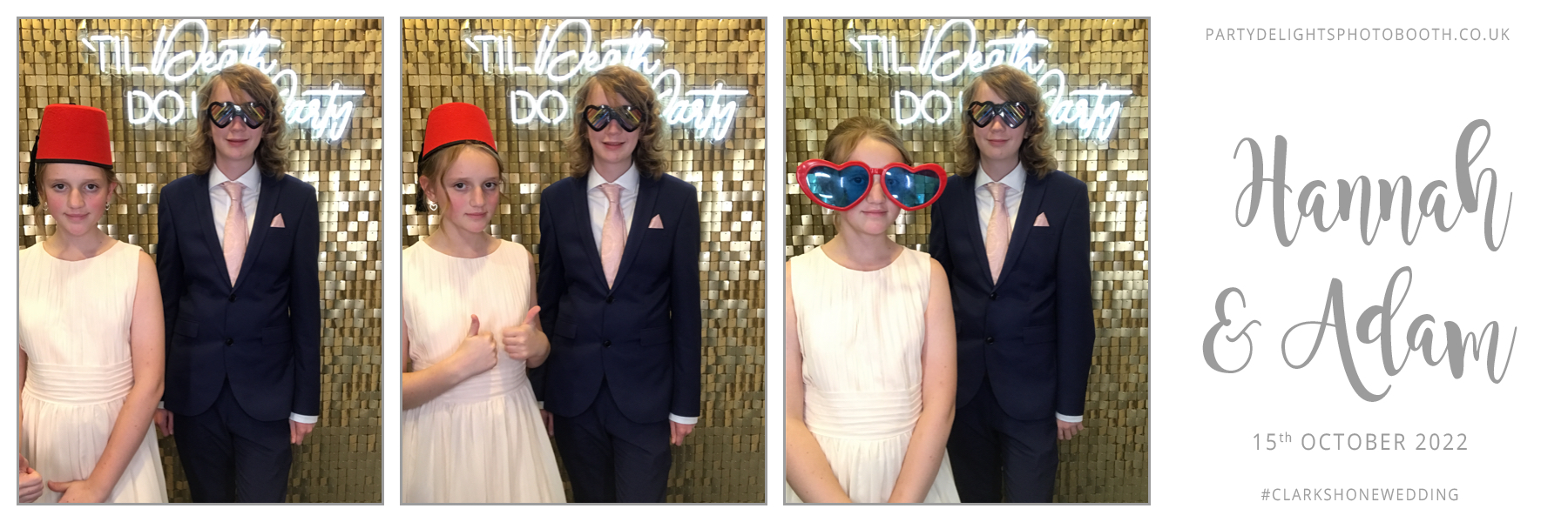 Hannah and Adam's Wedding | View more photos from the event at gallery.partydelightsphotobooth.co.uk/u/PartyDelightsPhotoBooth/Hannah-and-Adams-Wedding