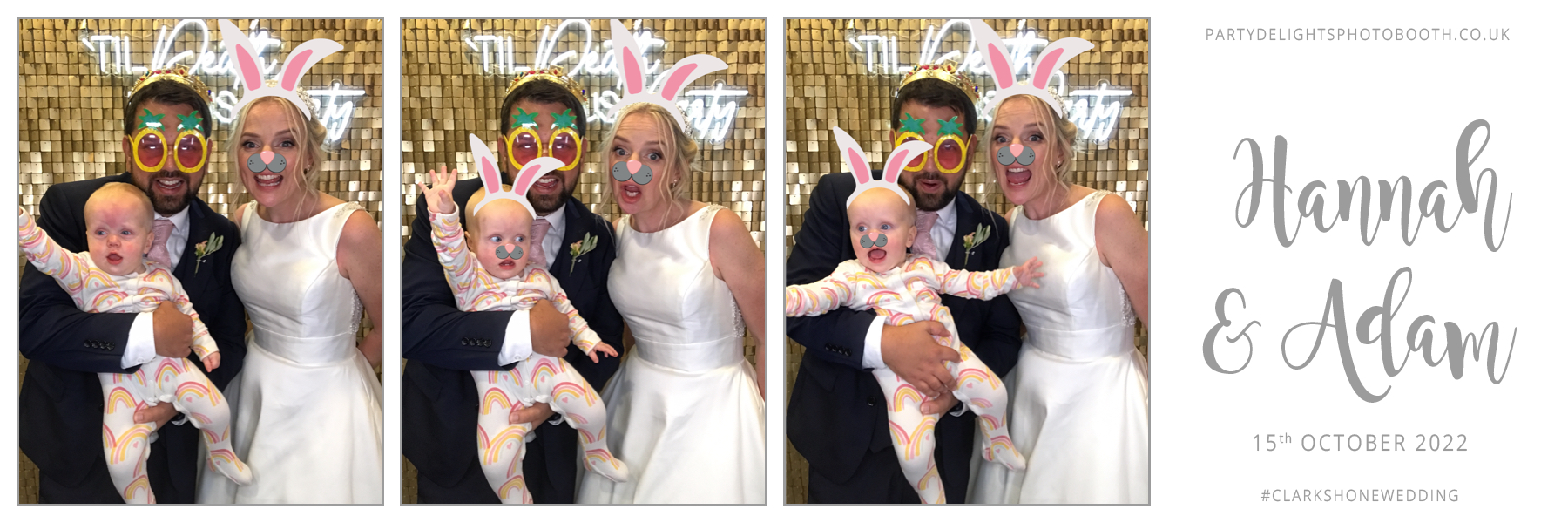 Hannah and Adam's Wedding | View more photos from the event at gallery.partydelightsphotobooth.co.uk/u/PartyDelightsPhotoBooth/Hannah-and-Adams-Wedding