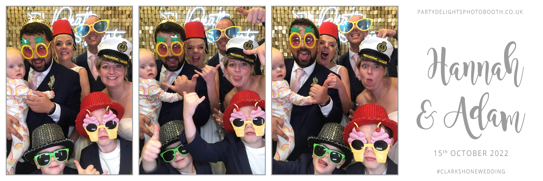 Hannah and Adam's Wedding | View more photos from the event at gallery.partydelightsphotobooth.co.uk/u/PartyDelightsPhotoBooth/Hannah-and-Adams-Wedding