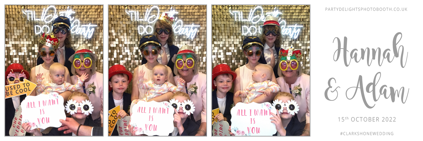 Hannah and Adam's Wedding | View more photos from the event at gallery.partydelightsphotobooth.co.uk/u/PartyDelightsPhotoBooth/Hannah-and-Adams-Wedding