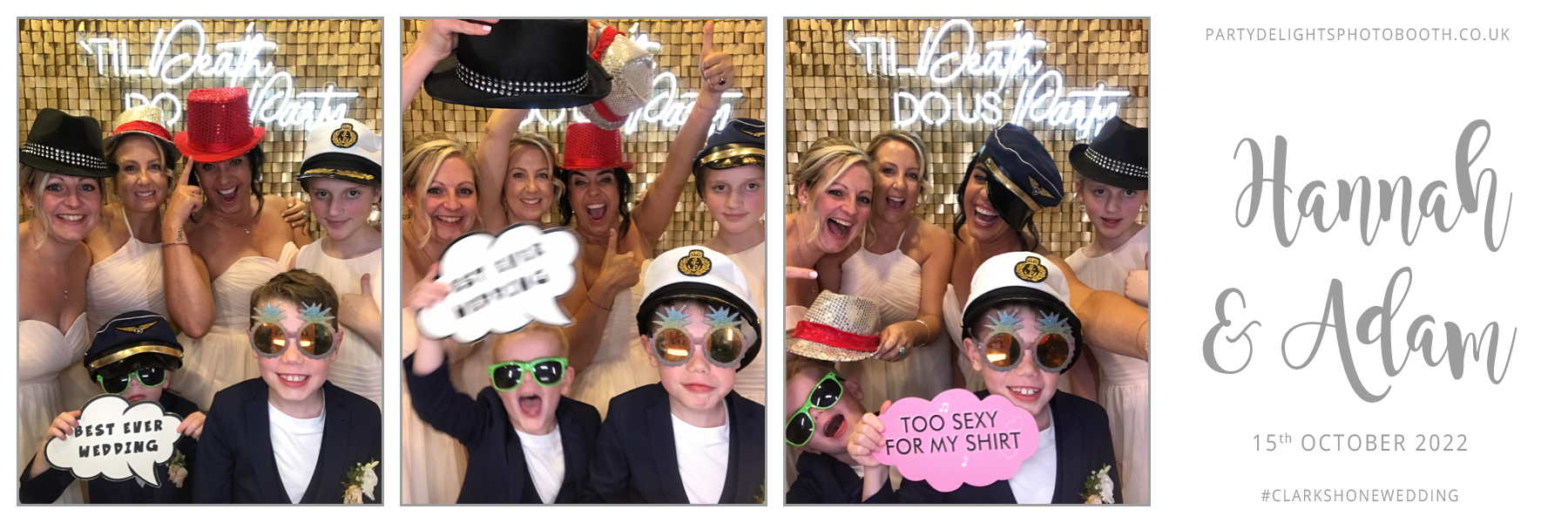Hannah and Adam's Wedding | View more photos from the event at gallery.partydelightsphotobooth.co.uk/u/PartyDelightsPhotoBooth/Hannah-and-Adams-Wedding