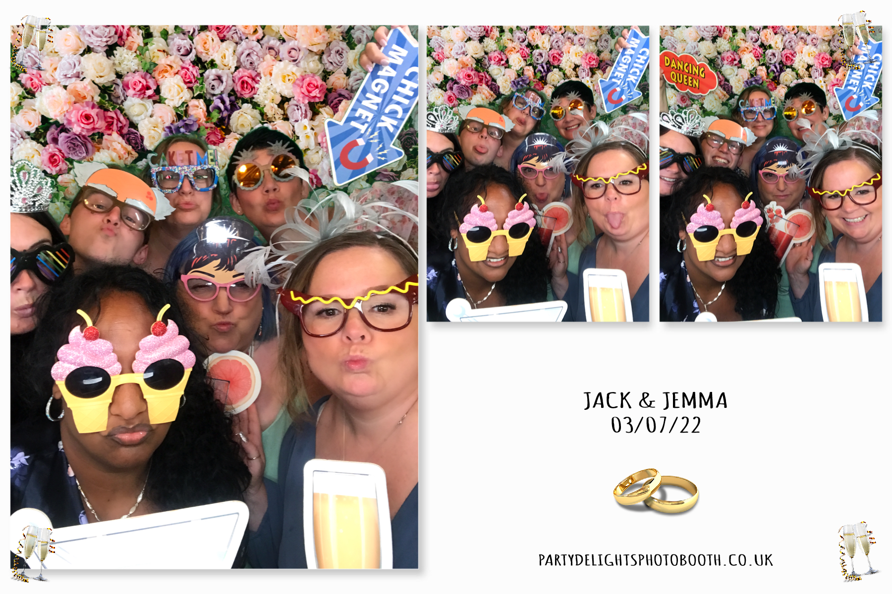 Jack & Jemma's Wedding | View more photos from the event at gallery.partydelightsphotobooth.co.uk/u/PartyDelightsPhotoBooth/Jack-Jemmas-Wedding