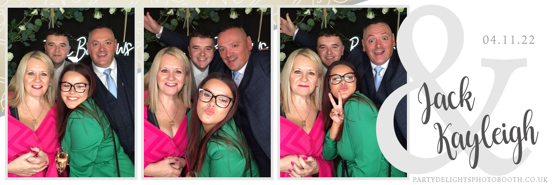 Jack and Kayleigh's Wedding | View more photos from the event at gallery.partydelightsphotobooth.co.uk/u/PartyDelightsPhotoBooth/Jack-and-Kayleighs-Wedding