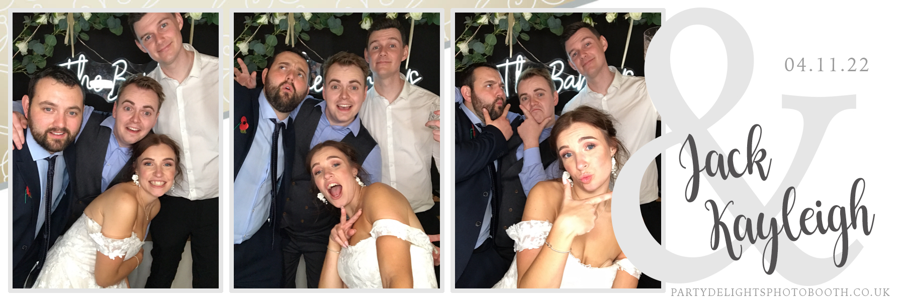 Jack and Kayleigh's Wedding | View more photos from the event at gallery.partydelightsphotobooth.co.uk/u/PartyDelightsPhotoBooth/Jack-and-Kayleighs-Wedding