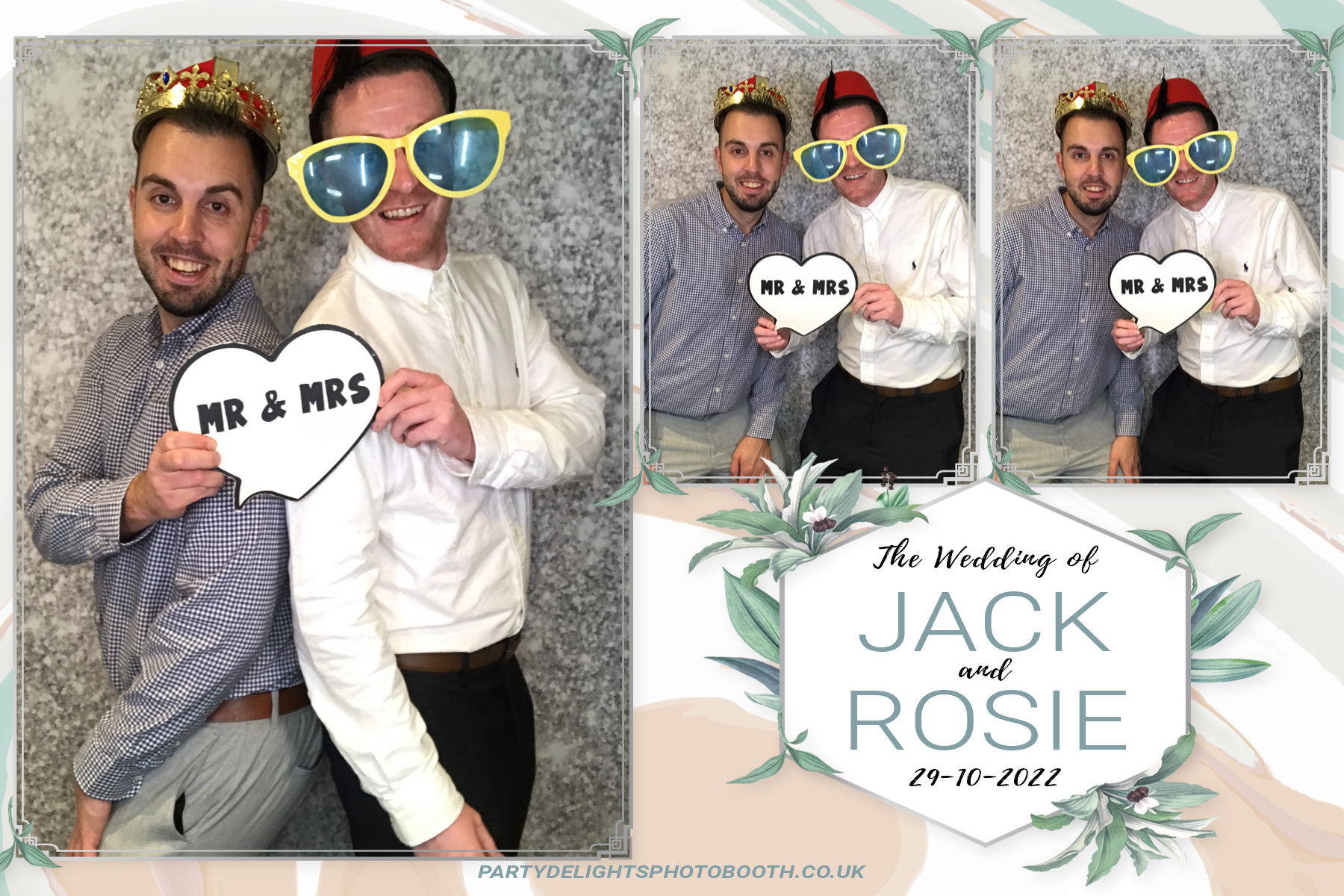 Jack and Rosie's Wedding | View more photos from the event at gallery.partydelightsphotobooth.co.uk/u/PartyDelightsPhotoBooth/Jack-and-Rosies-Wedding
