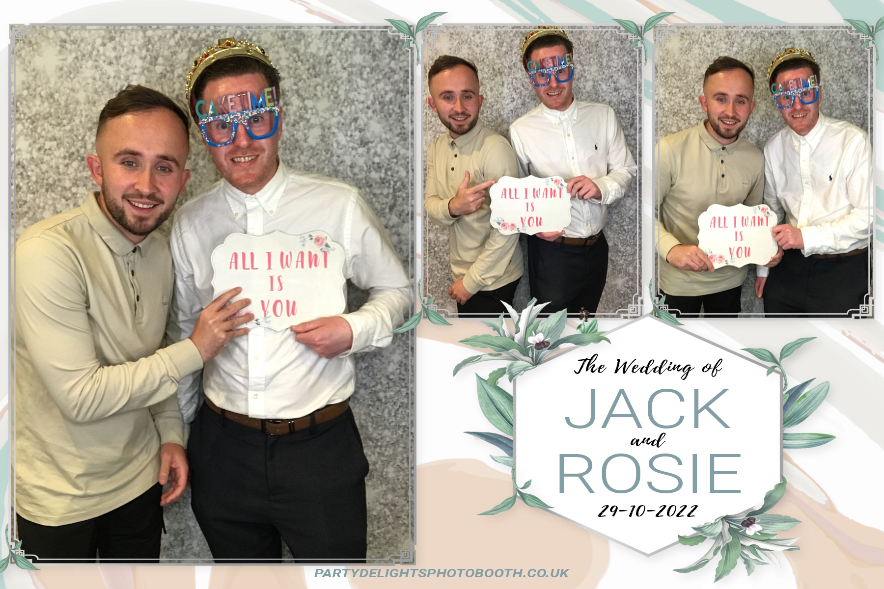 Jack and Rosie's Wedding | View more photos from the event at gallery.partydelightsphotobooth.co.uk/u/PartyDelightsPhotoBooth/Jack-and-Rosies-Wedding
