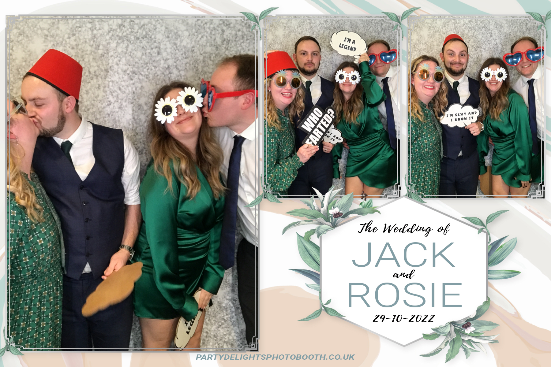 Jack and Rosie's Wedding | View more photos from the event at gallery.partydelightsphotobooth.co.uk/u/PartyDelightsPhotoBooth/Jack-and-Rosies-Wedding