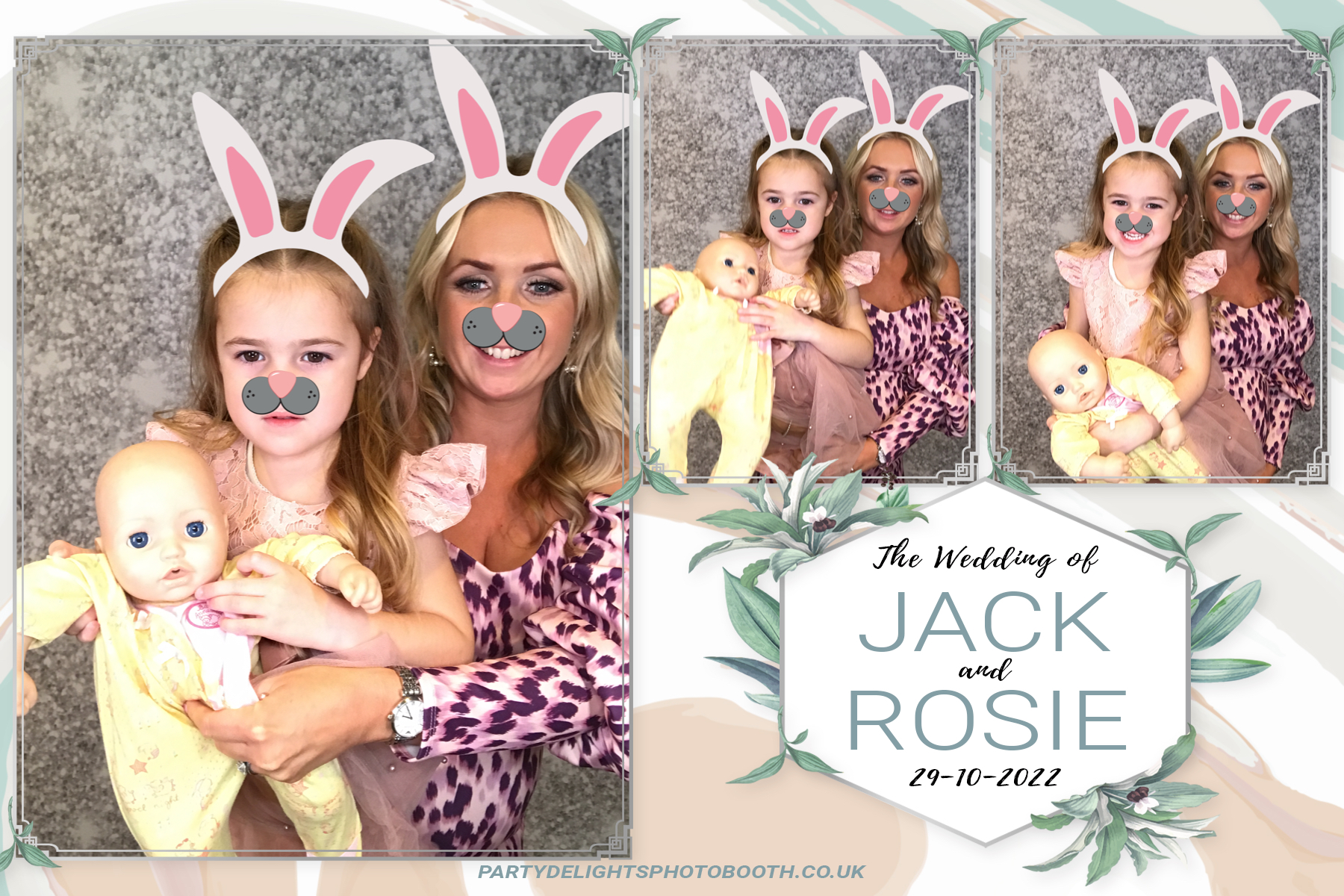 Jack and Rosie's Wedding | View more photos from the event at gallery.partydelightsphotobooth.co.uk/u/PartyDelightsPhotoBooth/Jack-and-Rosies-Wedding