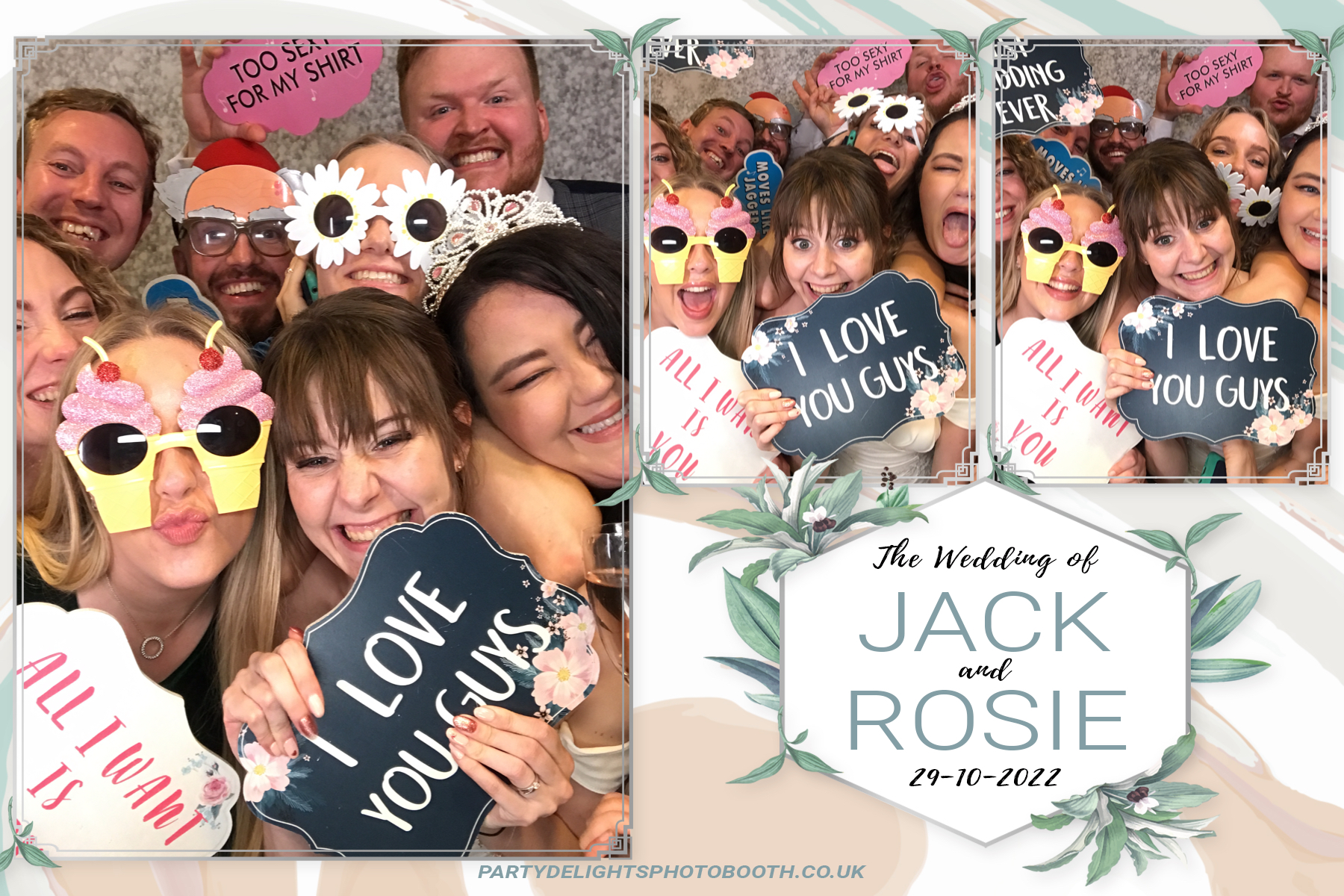 Jack and Rosie's Wedding | View more photos from the event at gallery.partydelightsphotobooth.co.uk/u/PartyDelightsPhotoBooth/Jack-and-Rosies-Wedding