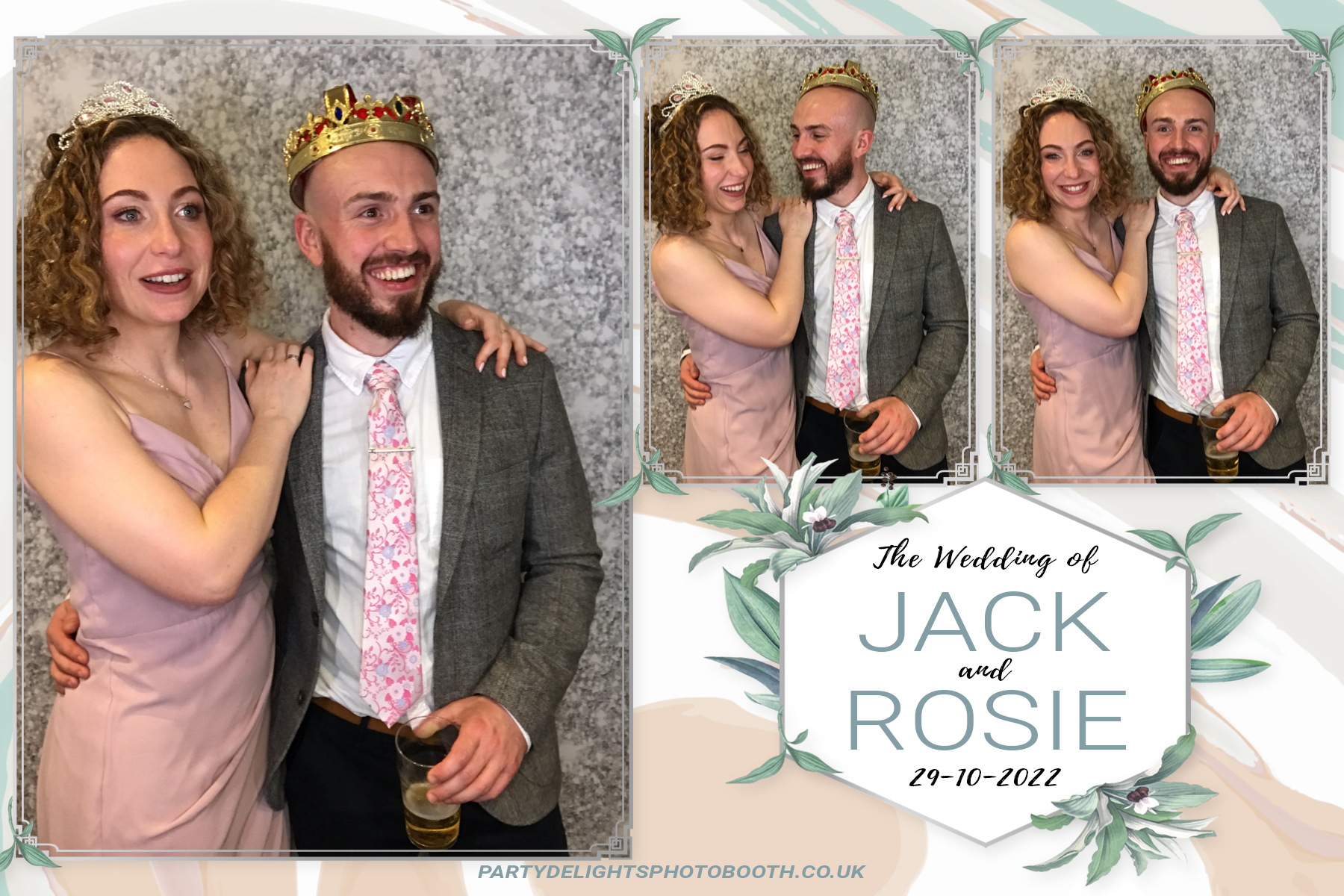 Jack and Rosie's Wedding | View more photos from the event at gallery.partydelightsphotobooth.co.uk/u/PartyDelightsPhotoBooth/Jack-and-Rosies-Wedding
