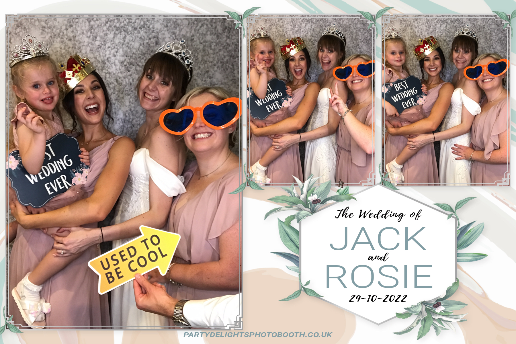 Jack and Rosie's Wedding | View more photos from the event at gallery.partydelightsphotobooth.co.uk/u/PartyDelightsPhotoBooth/Jack-and-Rosies-Wedding