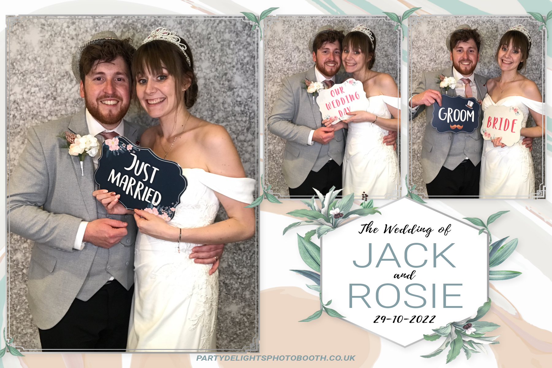 Jack and Rosie's Wedding | View more photos from the event at gallery.partydelightsphotobooth.co.uk/u/PartyDelightsPhotoBooth/Jack-and-Rosies-Wedding