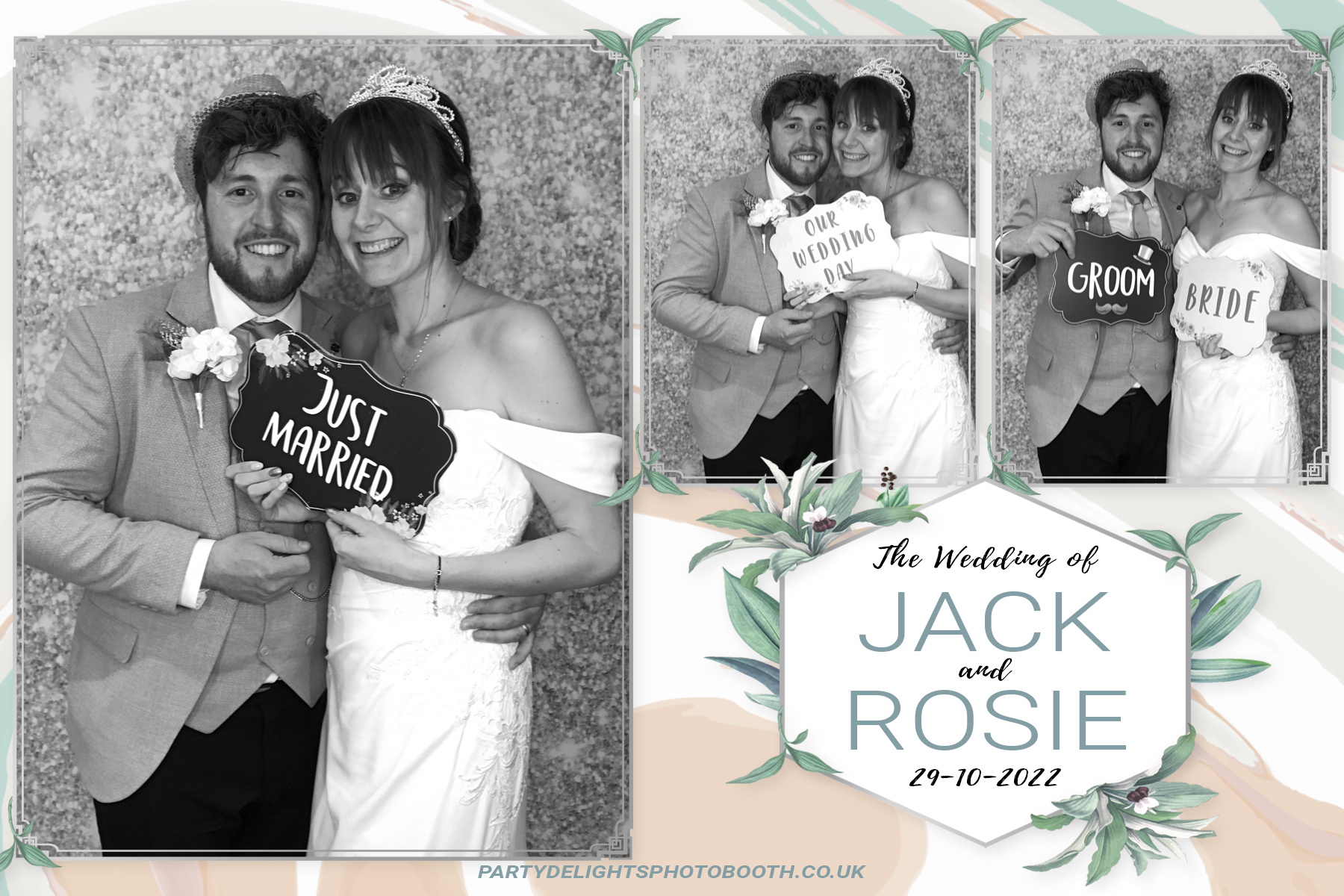 Jack and Rosie's Wedding | View more photos from the event at gallery.partydelightsphotobooth.co.uk/u/PartyDelightsPhotoBooth/Jack-and-Rosies-Wedding