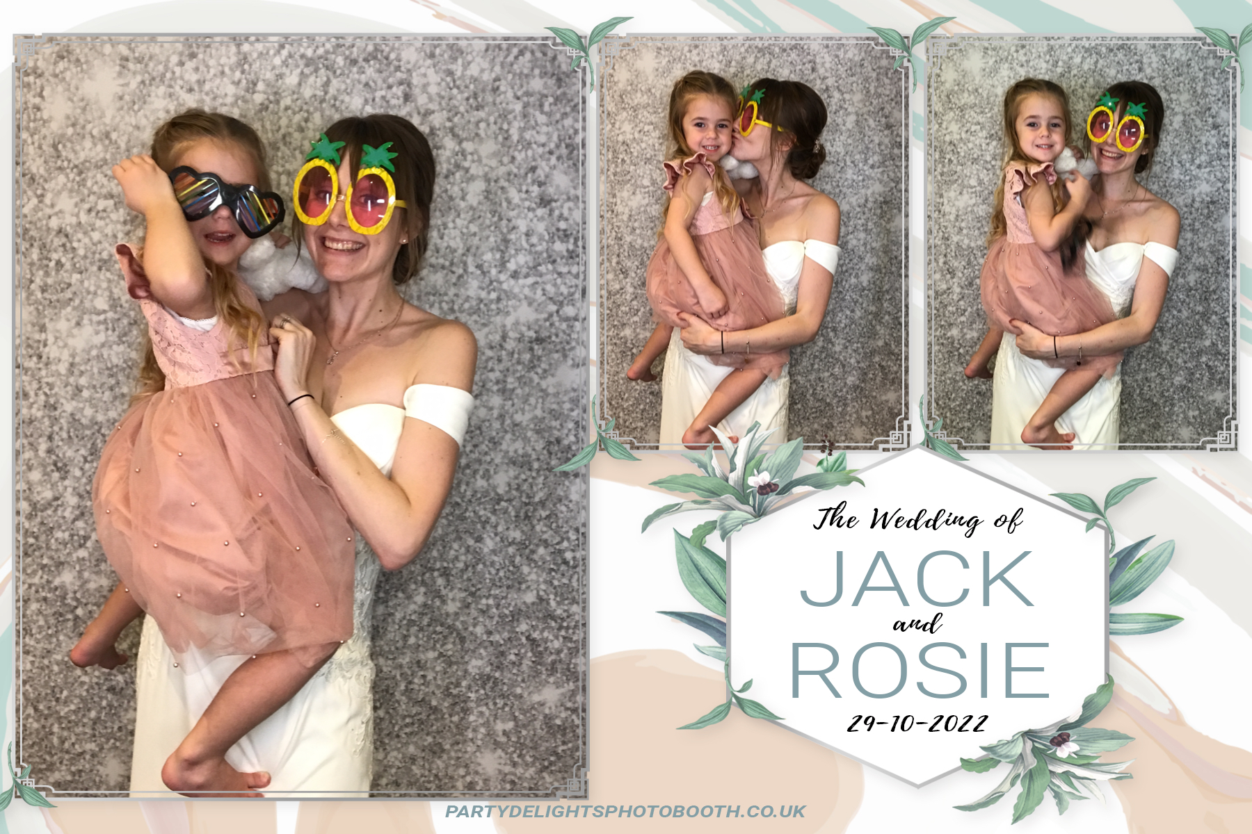 Jack and Rosie's Wedding | View more photos from the event at gallery.partydelightsphotobooth.co.uk/u/PartyDelightsPhotoBooth/Jack-and-Rosies-Wedding