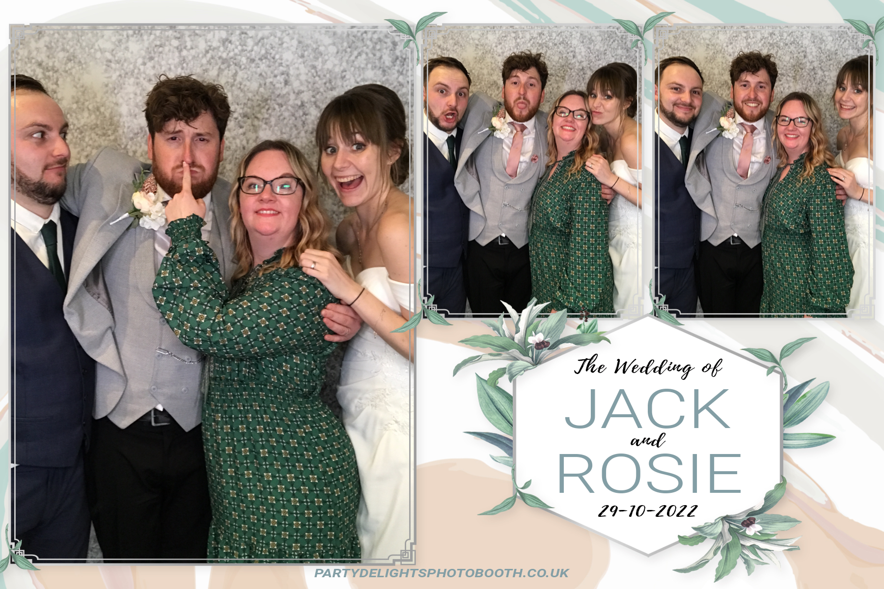 Jack and Rosie's Wedding | View more photos from the event at gallery.partydelightsphotobooth.co.uk/u/PartyDelightsPhotoBooth/Jack-and-Rosies-Wedding