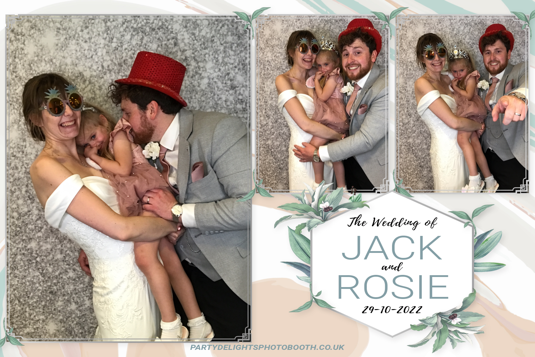 Jack and Rosie's Wedding | View more photos from the event at gallery.partydelightsphotobooth.co.uk/u/PartyDelightsPhotoBooth/Jack-and-Rosies-Wedding