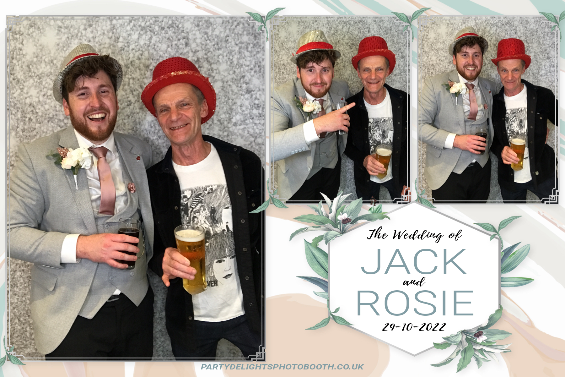 Jack and Rosie's Wedding | View more photos from the event at gallery.partydelightsphotobooth.co.uk/u/PartyDelightsPhotoBooth/Jack-and-Rosies-Wedding