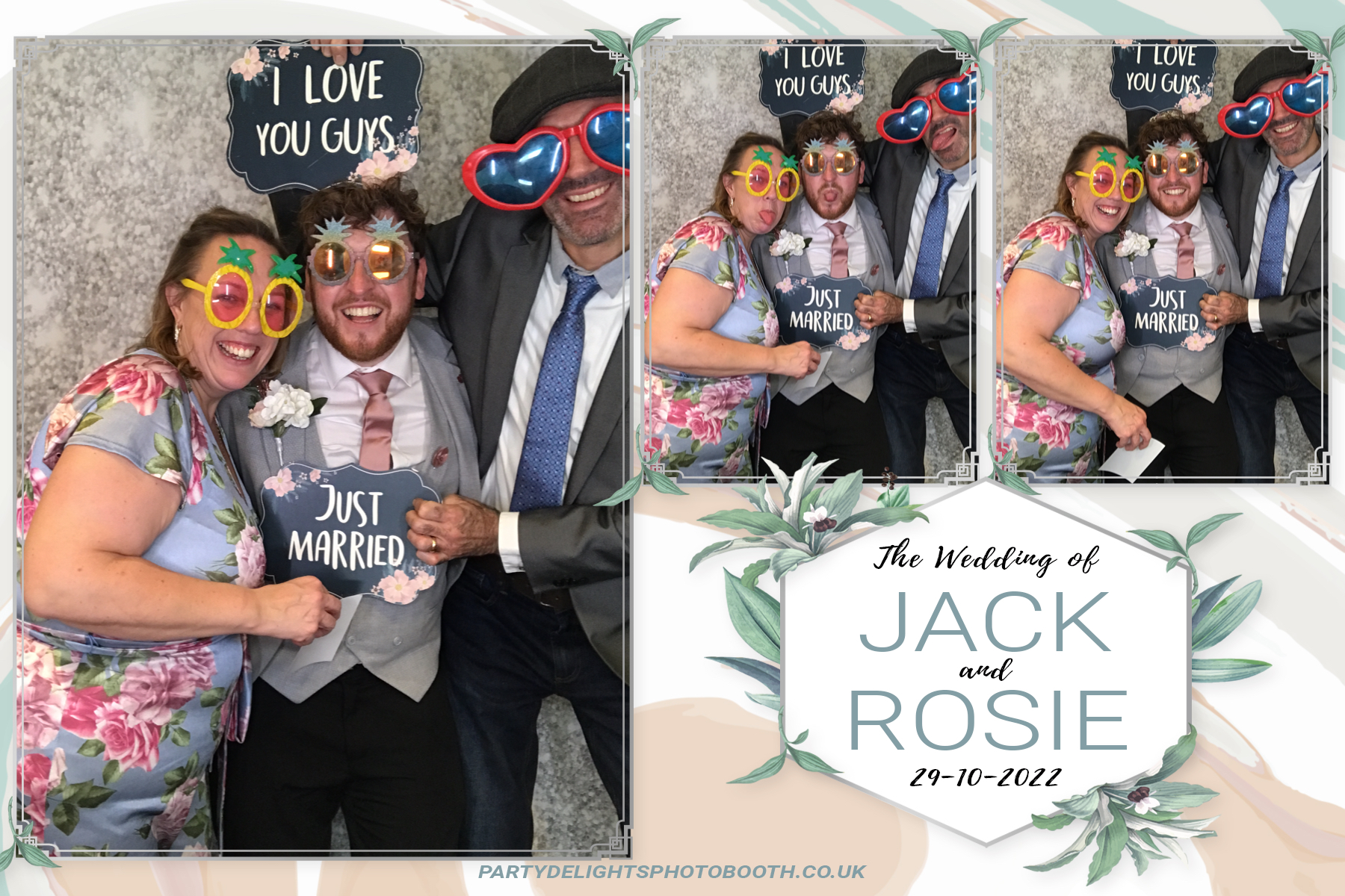Jack and Rosie's Wedding | View more photos from the event at gallery.partydelightsphotobooth.co.uk/u/PartyDelightsPhotoBooth/Jack-and-Rosies-Wedding