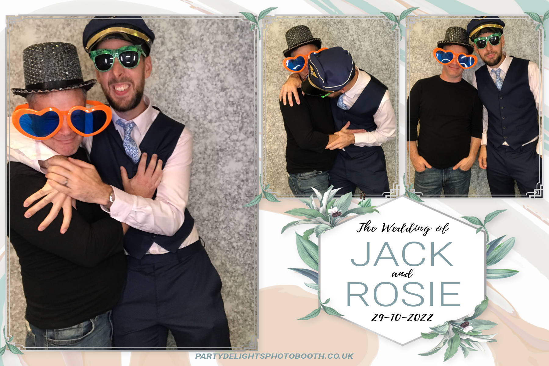 Jack and Rosie's Wedding | View more photos from the event at gallery.partydelightsphotobooth.co.uk/u/PartyDelightsPhotoBooth/Jack-and-Rosies-Wedding