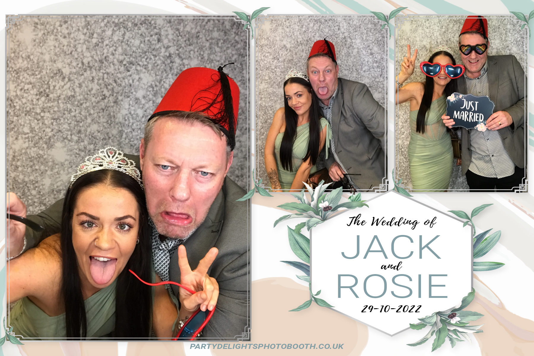 Jack and Rosie's Wedding | View more photos from the event at gallery.partydelightsphotobooth.co.uk/u/PartyDelightsPhotoBooth/Jack-and-Rosies-Wedding