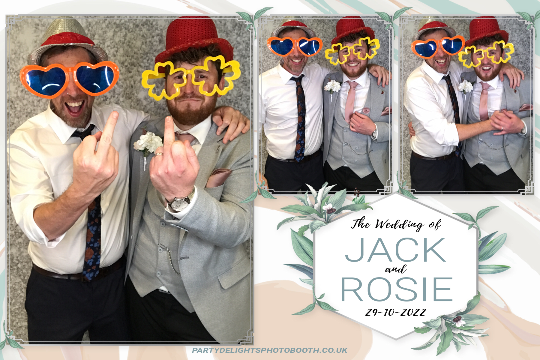 Jack and Rosie's Wedding | View more photos from the event at gallery.partydelightsphotobooth.co.uk/u/PartyDelightsPhotoBooth/Jack-and-Rosies-Wedding