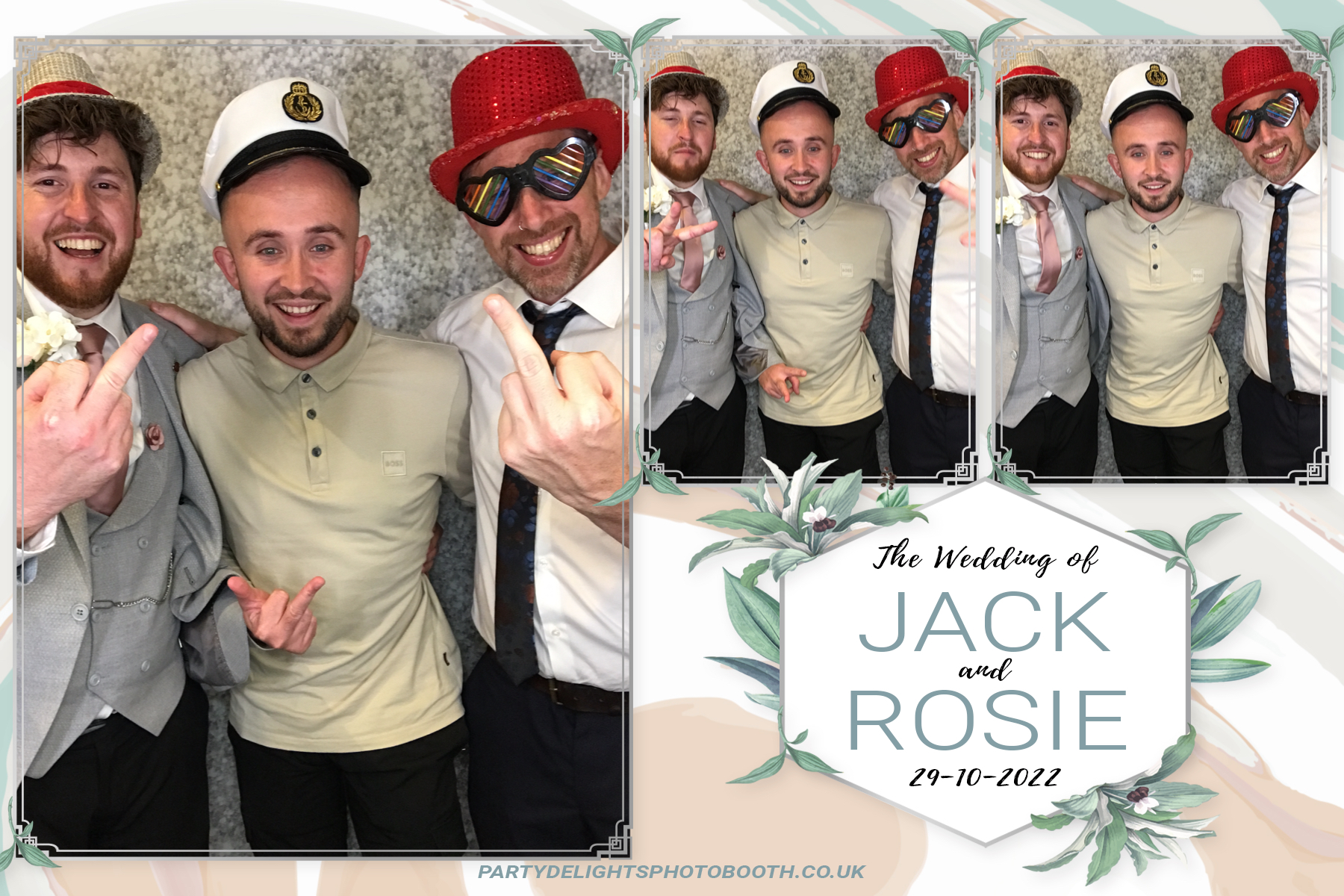 Jack and Rosie's Wedding | View more photos from the event at gallery.partydelightsphotobooth.co.uk/u/PartyDelightsPhotoBooth/Jack-and-Rosies-Wedding