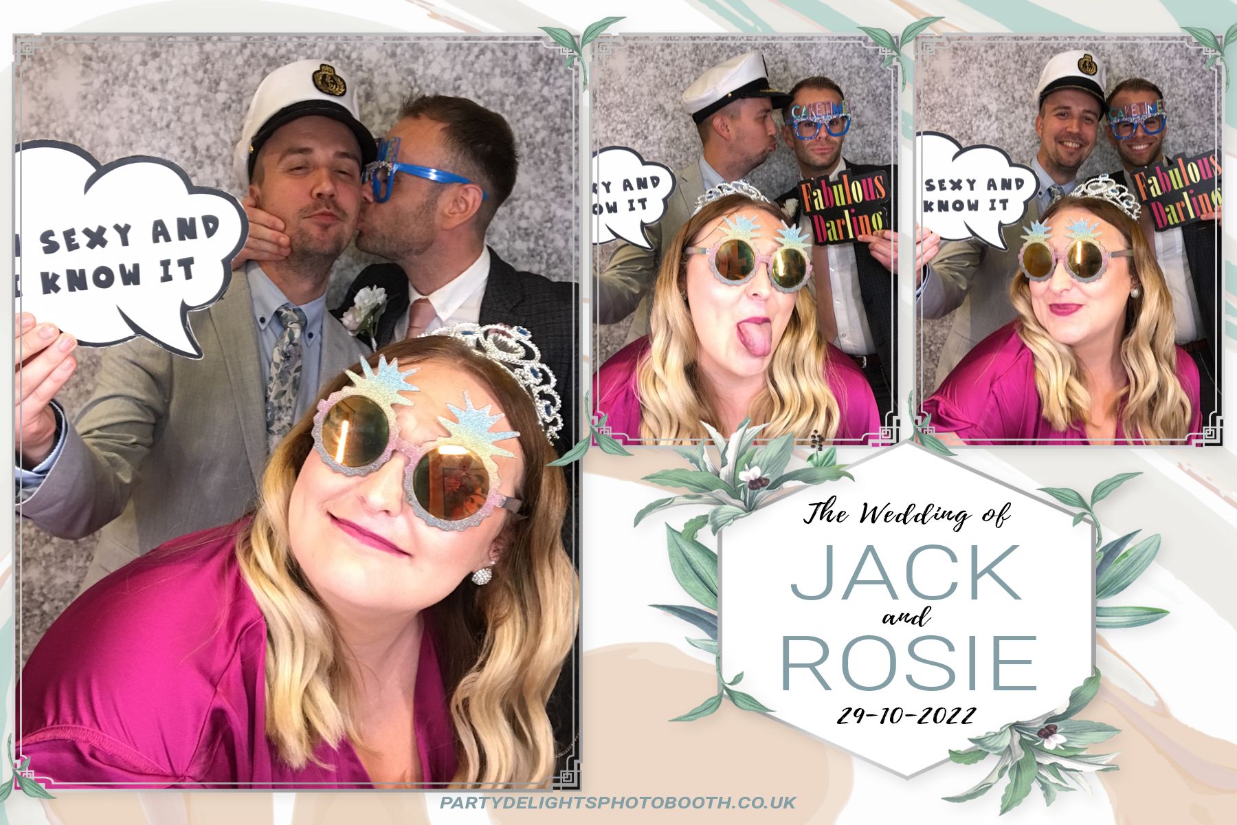 Jack and Rosie's Wedding | View more photos from the event at gallery.partydelightsphotobooth.co.uk/u/PartyDelightsPhotoBooth/Jack-and-Rosies-Wedding
