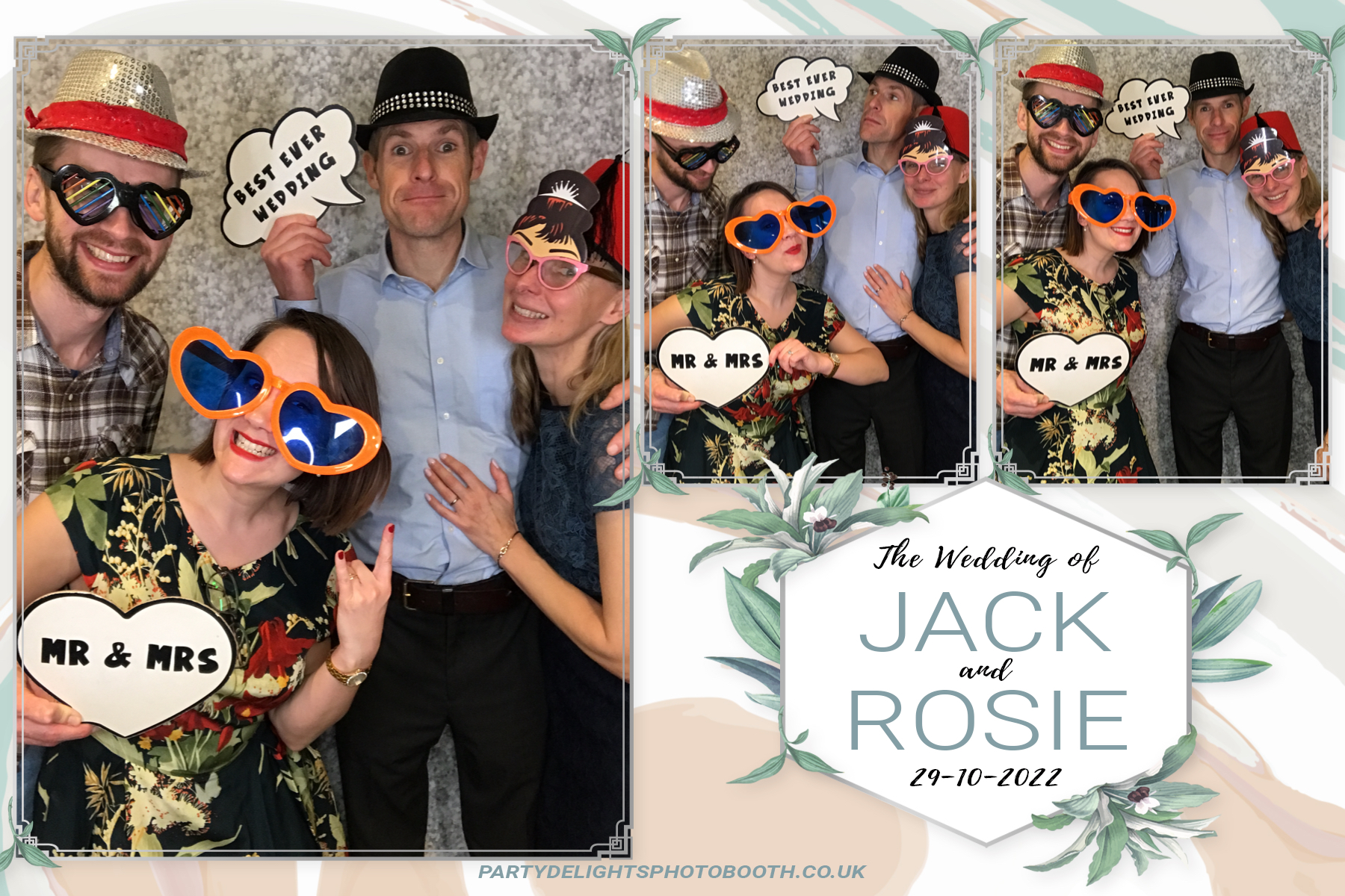 Jack and Rosie's Wedding | View more photos from the event at gallery.partydelightsphotobooth.co.uk/u/PartyDelightsPhotoBooth/Jack-and-Rosies-Wedding