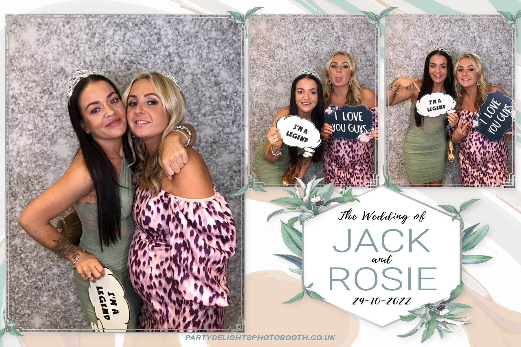 Jack and Rosie's Wedding | View more photos from the event at gallery.partydelightsphotobooth.co.uk/u/PartyDelightsPhotoBooth/Jack-and-Rosies-Wedding