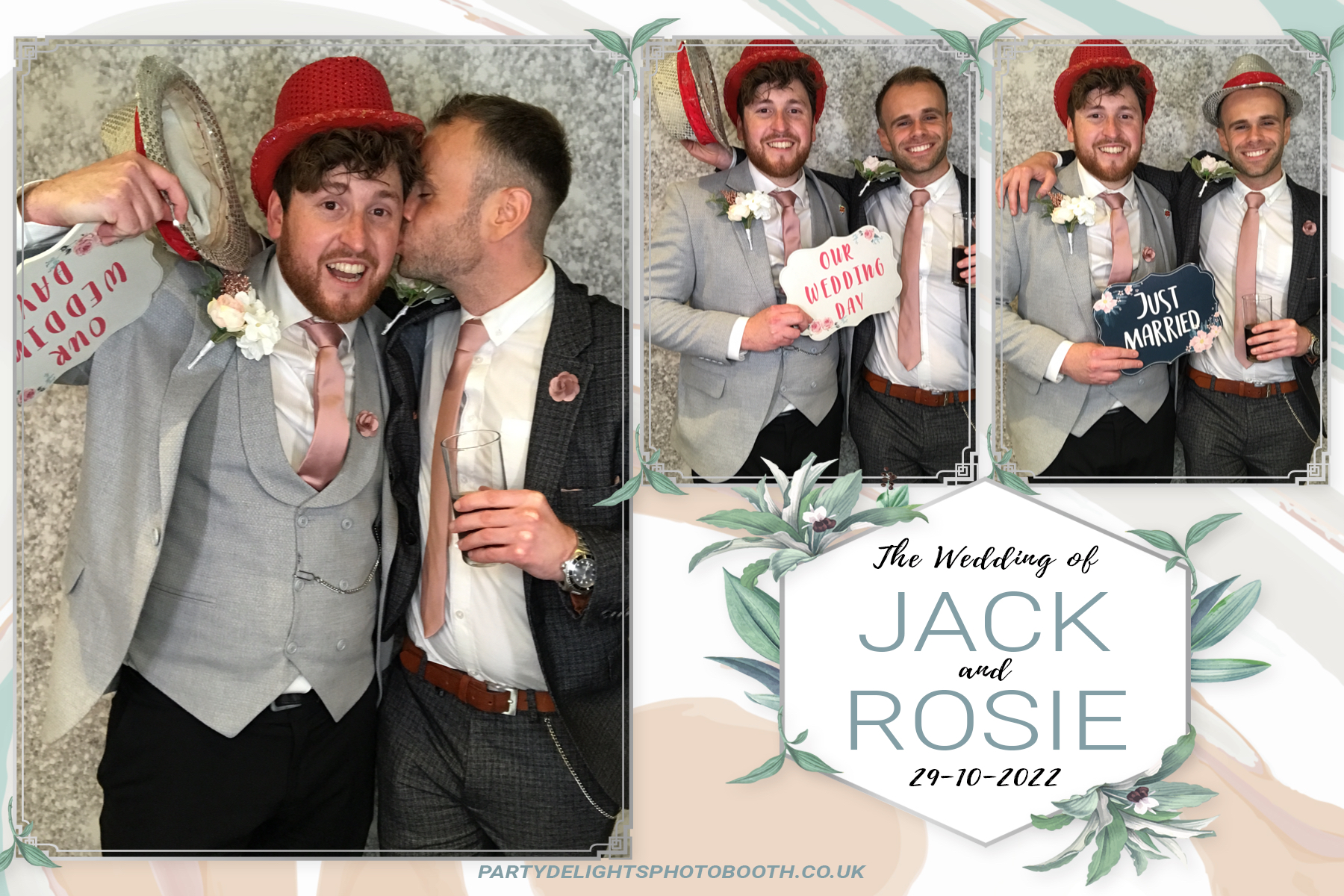 Jack and Rosie's Wedding | View more photos from the event at gallery.partydelightsphotobooth.co.uk/u/PartyDelightsPhotoBooth/Jack-and-Rosies-Wedding