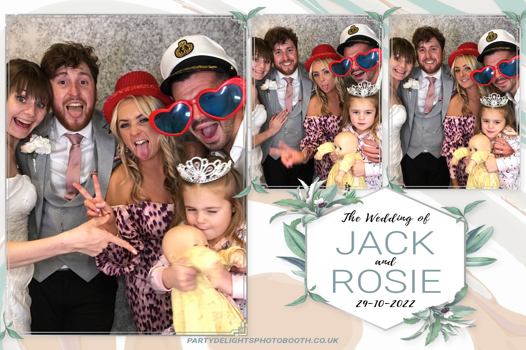 Jack and Rosie's Wedding | View more photos from the event at gallery.partydelightsphotobooth.co.uk/u/PartyDelightsPhotoBooth/Jack-and-Rosies-Wedding