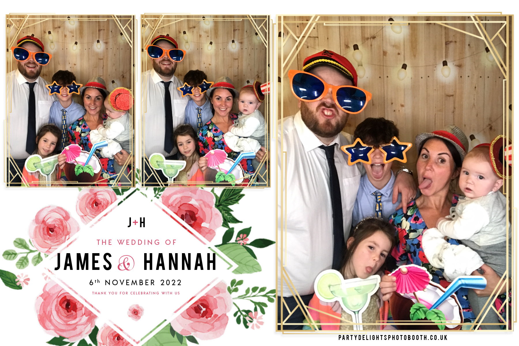 James and Hannah's wedding | View more photos from the event at gallery.partydelightsphotobooth.co.uk/u/PartyDelightsPhotoBooth/James-and-Hannahs-wedding