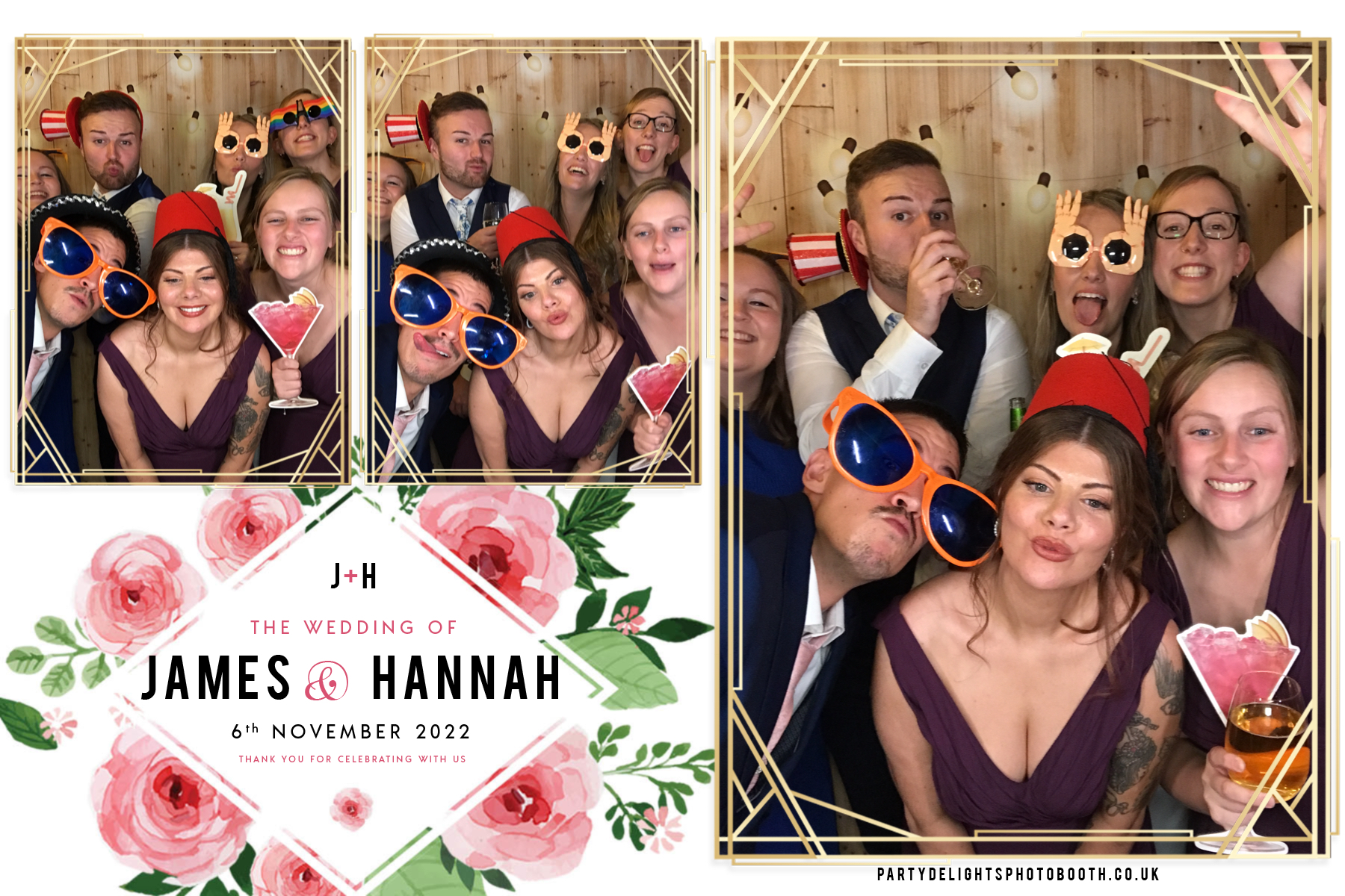 James and Hannah's wedding | View more photos from the event at gallery.partydelightsphotobooth.co.uk/u/PartyDelightsPhotoBooth/James-and-Hannahs-wedding