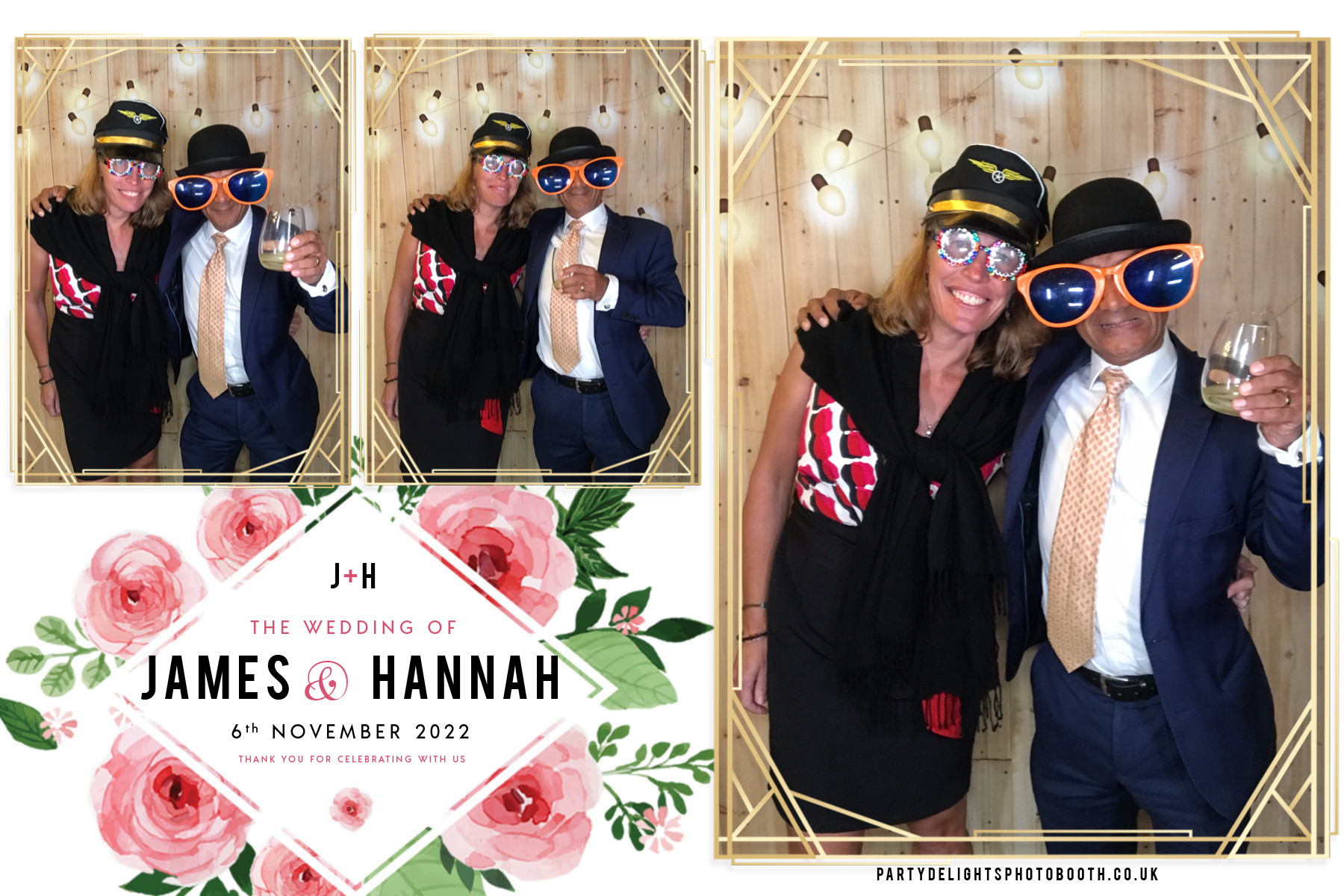 James and Hannah's wedding | View more photos from the event at gallery.partydelightsphotobooth.co.uk/u/PartyDelightsPhotoBooth/James-and-Hannahs-wedding