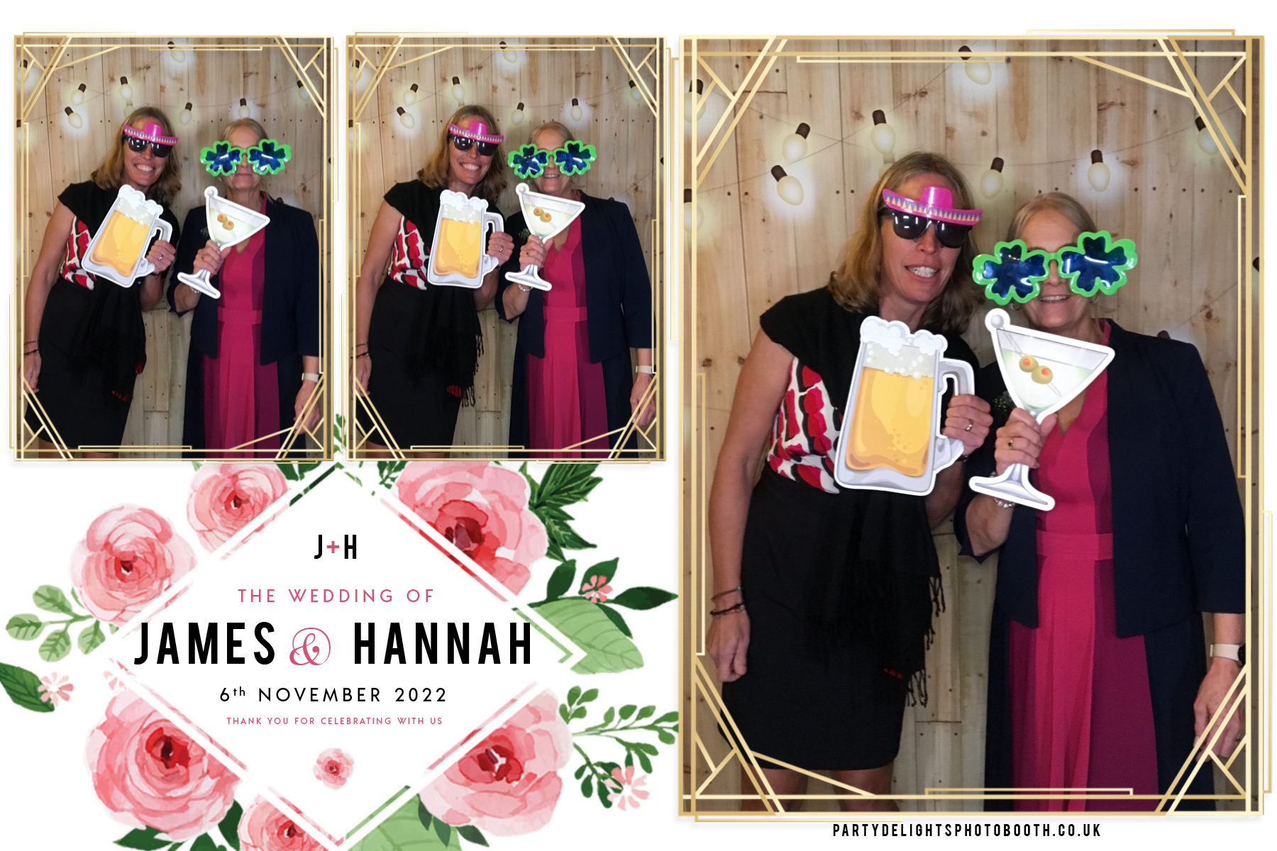 James and Hannah's wedding | View more photos from the event at gallery.partydelightsphotobooth.co.uk/u/PartyDelightsPhotoBooth/James-and-Hannahs-wedding