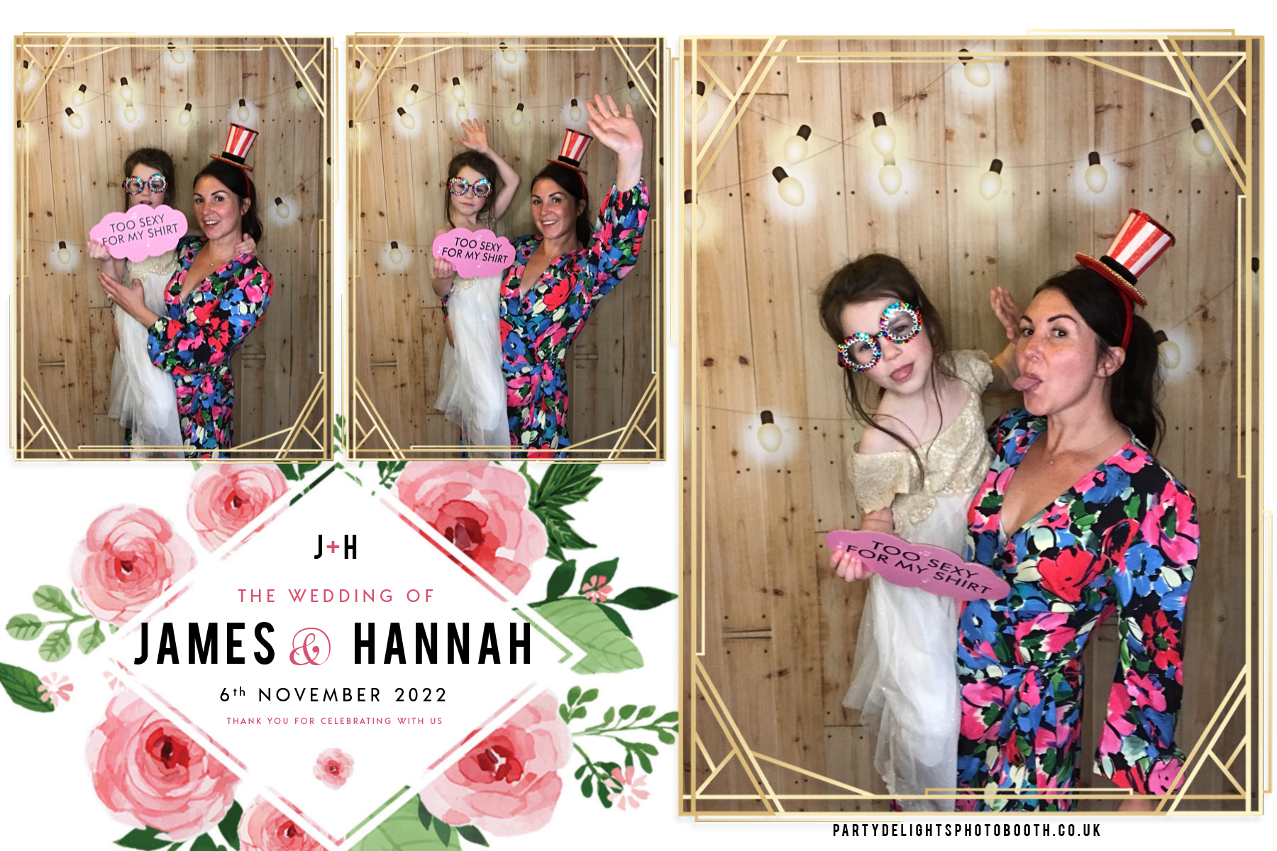 James and Hannah's wedding | View more photos from the event at gallery.partydelightsphotobooth.co.uk/u/PartyDelightsPhotoBooth/James-and-Hannahs-wedding