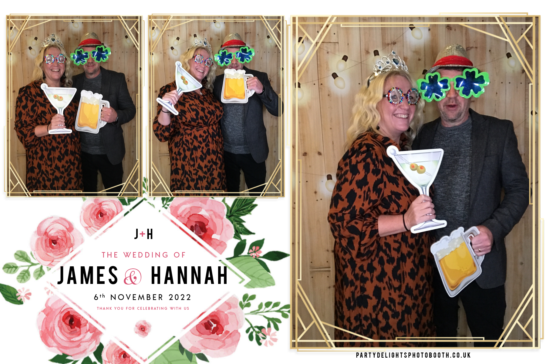 James and Hannah's wedding | View more photos from the event at gallery.partydelightsphotobooth.co.uk/u/PartyDelightsPhotoBooth/James-and-Hannahs-wedding
