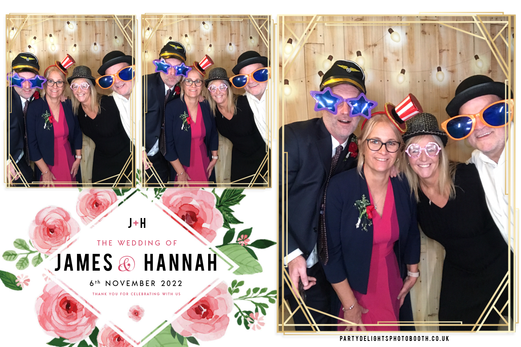 James and Hannah's wedding | View more photos from the event at gallery.partydelightsphotobooth.co.uk/u/PartyDelightsPhotoBooth/James-and-Hannahs-wedding