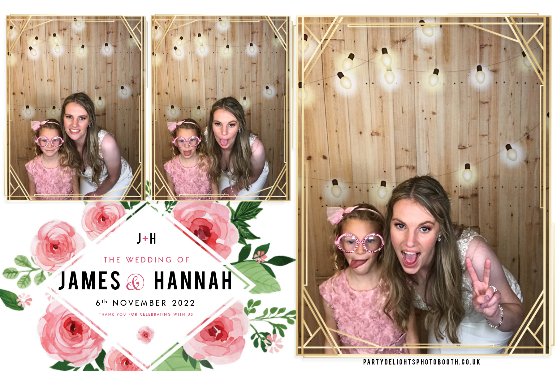James and Hannah's wedding | View more photos from the event at gallery.partydelightsphotobooth.co.uk/u/PartyDelightsPhotoBooth/James-and-Hannahs-wedding